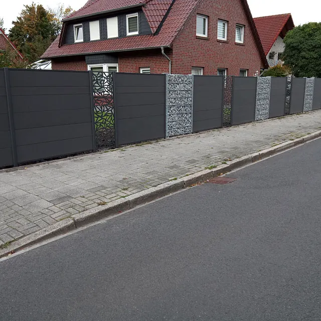E. u. G. Bossemeyer Baustoffhandel Wilhelmshaven Pflegeleichte Zäune