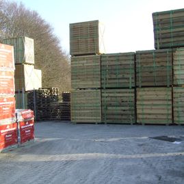 E. u. G. Bossemeyer Baustoffhandel Wilhelmshaven Holzlager